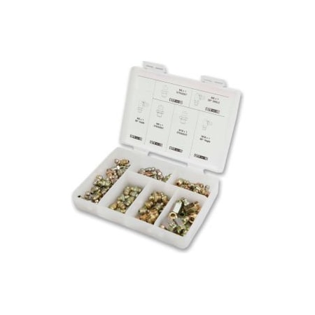 Matrix Management Inc Prolube 43972 Grease Fitting Set, SAE, 80-piece 43972